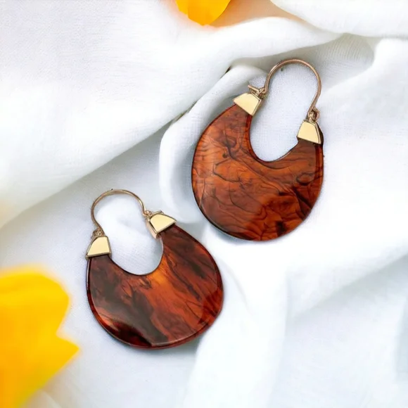 Stunning hoop earrings - Picture 4 of 14